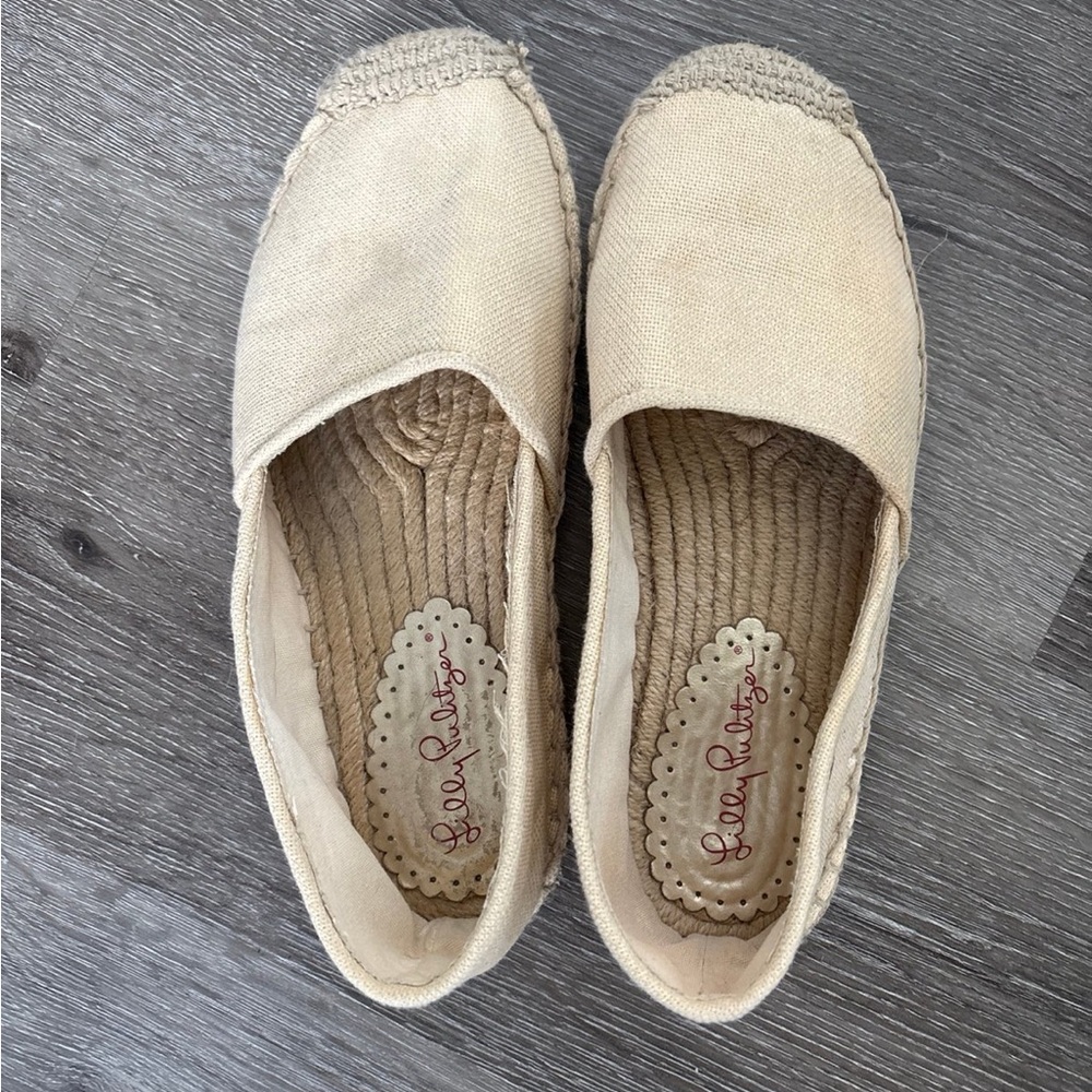 Lilly Pulitzer Lia Espadrilles Slip Ons sz 8